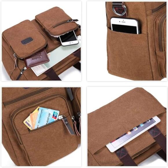 Women Tote Bag Top Handle Satchel Shoulder Messenger Crossbody Work Travel Purse - Picture 6 of 8